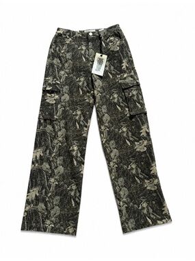 Banjara Camo High Rise Skater Baggy Cargo Pants